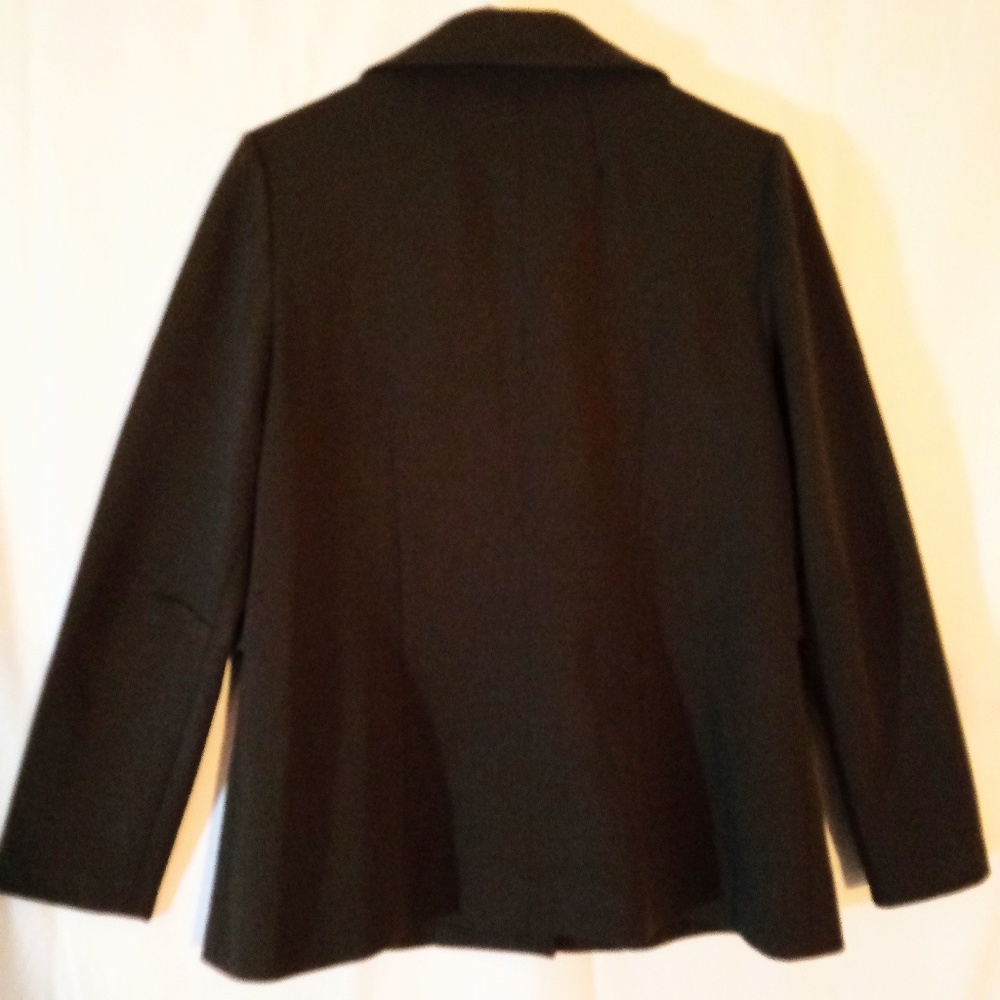 L 1970s Authentic Polyester Jacket Brown Vintage - image 3